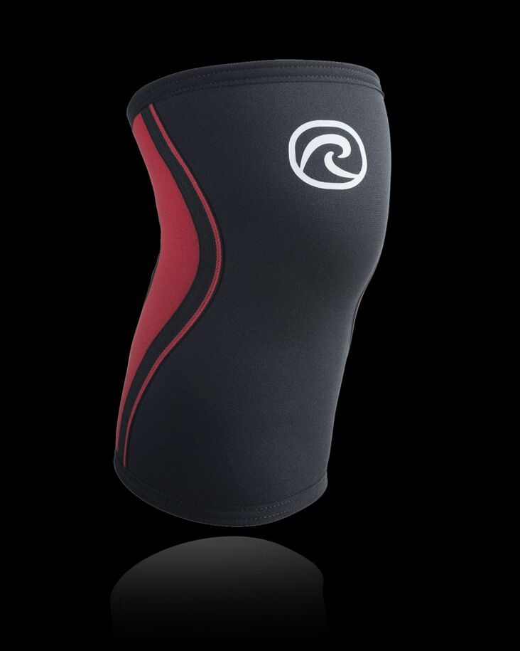 Rehband RX Kniebandage schwarz/rot 3mm